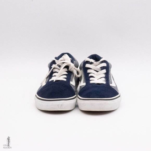 Vans Old Skool Blue and Grey  Youth Size 7 - Picture 2 of 10